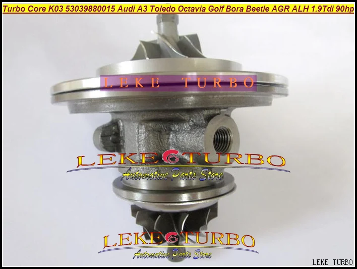 Free Ship Turbo Cartridge CHRA K03 53039700015 53039880015 454159 Turbocharger For AUDI A3 VW Golf Bora Beetle AGR ALH 1.9L TDI