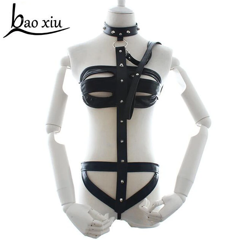 

Big Sale! Fashion Handmade Leather Harness Punk Gothic Body Bondage Cage Shoulder Wraped Waist Straps Suclpting Belt