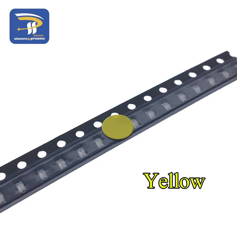 100 stücke/lot 0603 0805 1206 smd weiß rot blau grün gelb 20 stücke jedes super helle 1206 smd led dioden paket kit – Detail 6
