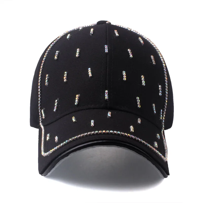 [YARBUU] Brand New diamond Baseball Caps high quality Women Snapback Cap Summer rhinestone hat Spring Hip Hop Hats Bone