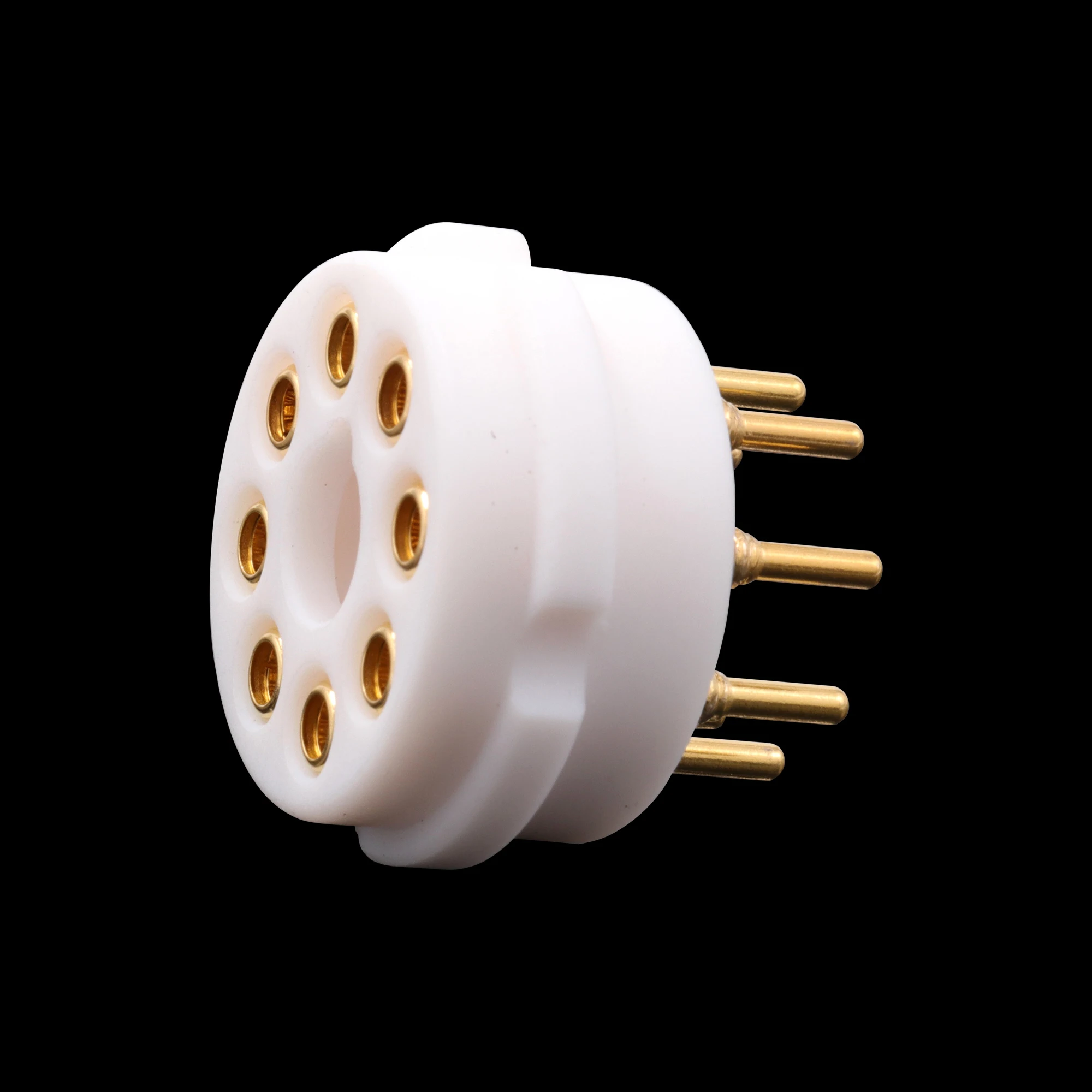 EIZZ High End 8pin Octal PTFE Tube Socket Valve Base Для EL34 KT88 5AR4 6L6 6550 6V 6 Vintage Hifi