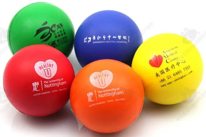 

Free1 color logo Free DHL/EMS Shipping Customized Stress Balls Squeezy Balls, Size 40mm,50mm,55mm,60mm,63mm,70mm,80mm,90mm