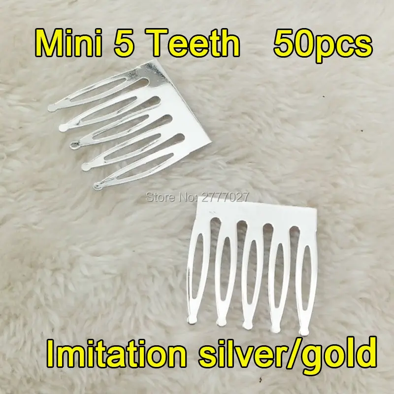 12pcs/lot Mini 5 teeth Metal combs with 23*25mm,High quality Plated with none nickle and none lead Hair Comb,Hair accessories