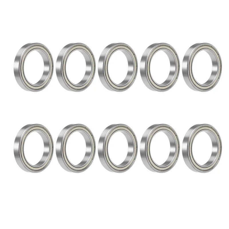 6806ZZ 6806RS  Deep Groove Ball Bearing 30x42x7mm Double Shielded Bearing Steel Bearings 10-Pack