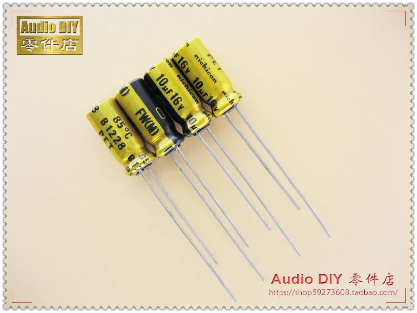 

2020 hot sale 30PCS/50PCS Nichicon FW series 10uF/16V audio electrolytic capacitors free shipping