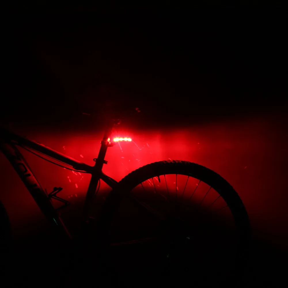 Tail light bike 360 panorama light for Bicycle Cycling Safety warning  Rear light Bike 360-degree eye-catching pattern bike Lamp