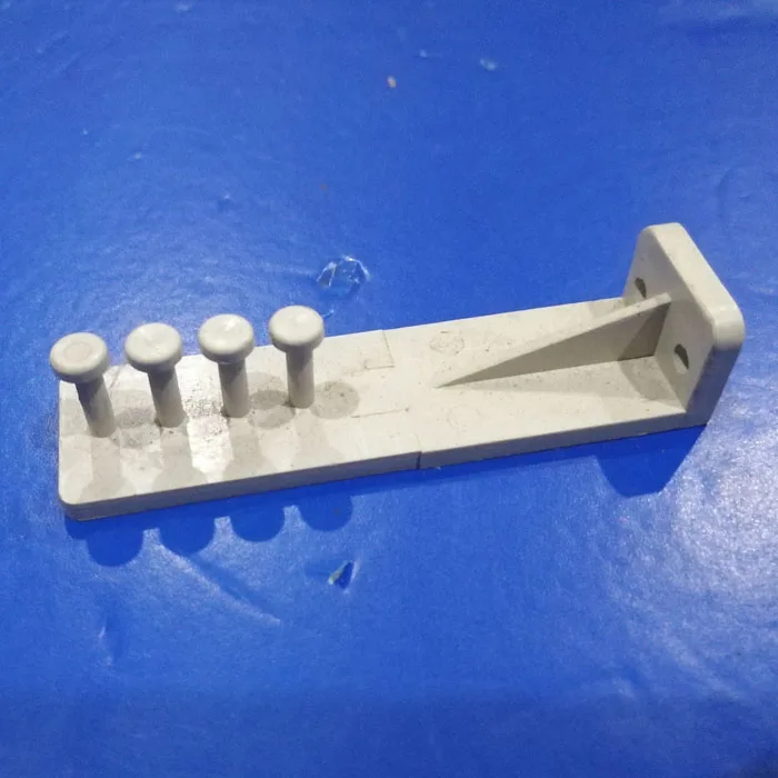 4port kabel manager kunststoff weiße farbe abs kabel management zahnbürste typ bester preis top qualität fabrik verkäufe elink 50 stücke