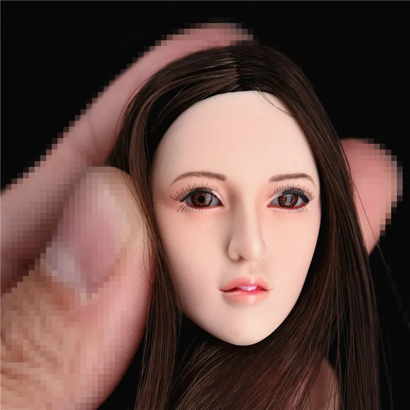 1/6 scale Action figure doll Accessory Asian beauty Luna head sculpt female head shape Movable eyes,Not included body,clothes