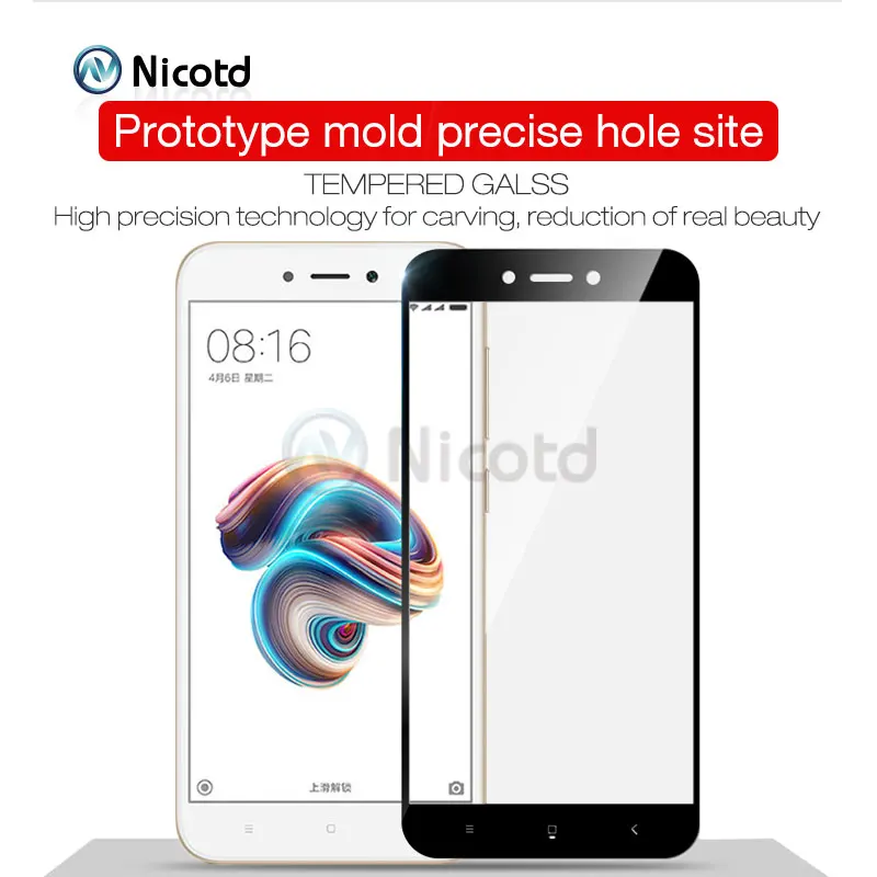 Tempered Glass For Xiaomi Redmi 4X 4 Pro Prime Note 4X  Full Cover Screen Protector for Redmi Note 5A 5 plus Toughened Film