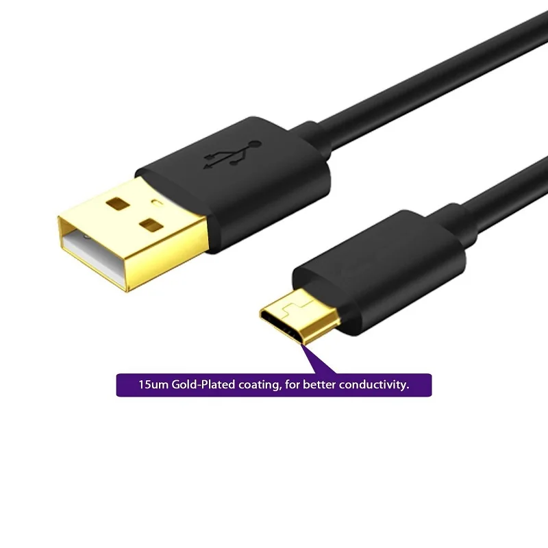 Cavo dati usb Micro USB a ricarica rapida cavo dati usb per Samsung Huawei Xiaomi LG Andriod cavi per telefoni cellulari 0.3m 1m 1.5m 2m 3m