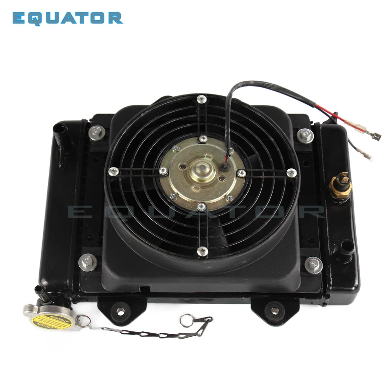 motorcyel parts engine Water cooled cooling cooler Radiator cooling & 12v FAN FOR 150cc 200cc 250cc moto Quad 4x4 ATV UTV parts