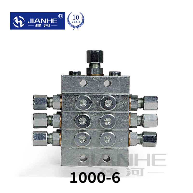 1000 Series Grease distributor block  Divider Valve 1000 series progressive lubrication Distributors