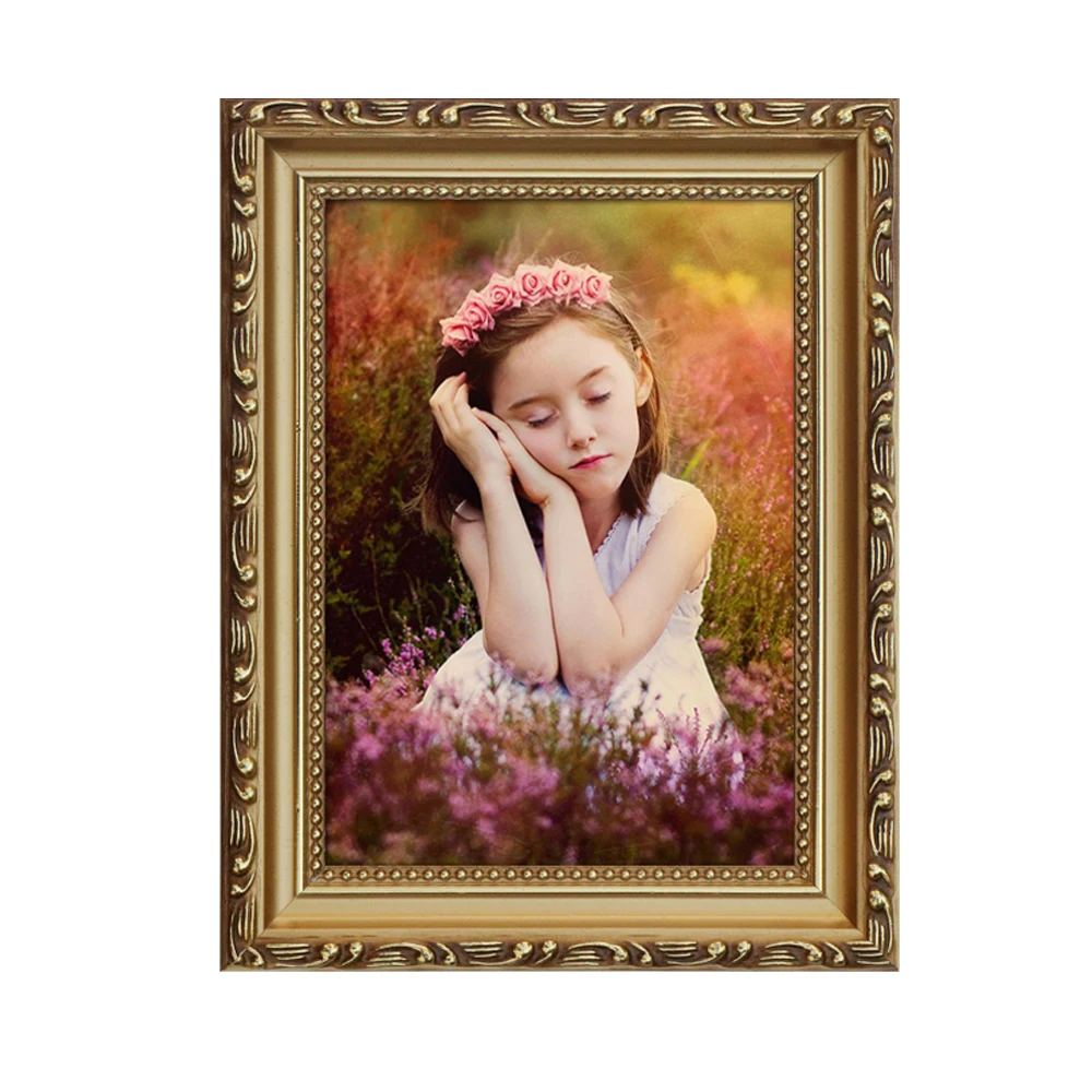 

Wall Mounted Solid Wooden Photo Picture Frame, WP029, 2 Units/Pack