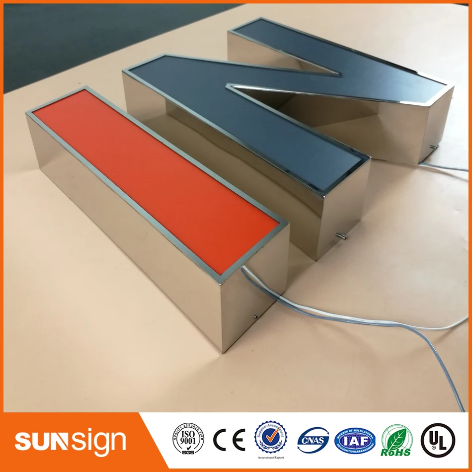 Acrilico 3d Lettera con la Luce del LED