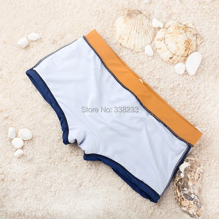 Hot sell swimming Trunks Men\'s Boxers Beach shorts Hi-Q Swimwear with Pocket trunks Sexy Hot springs Sports suit Men Swimsuit