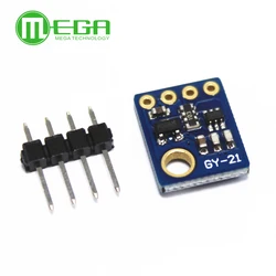 Humidity Sensor with I2C IIC Interface  Industrial High Precision GY-21 Temperature Sensor Module Low Power CMOS GY-21-HTU21