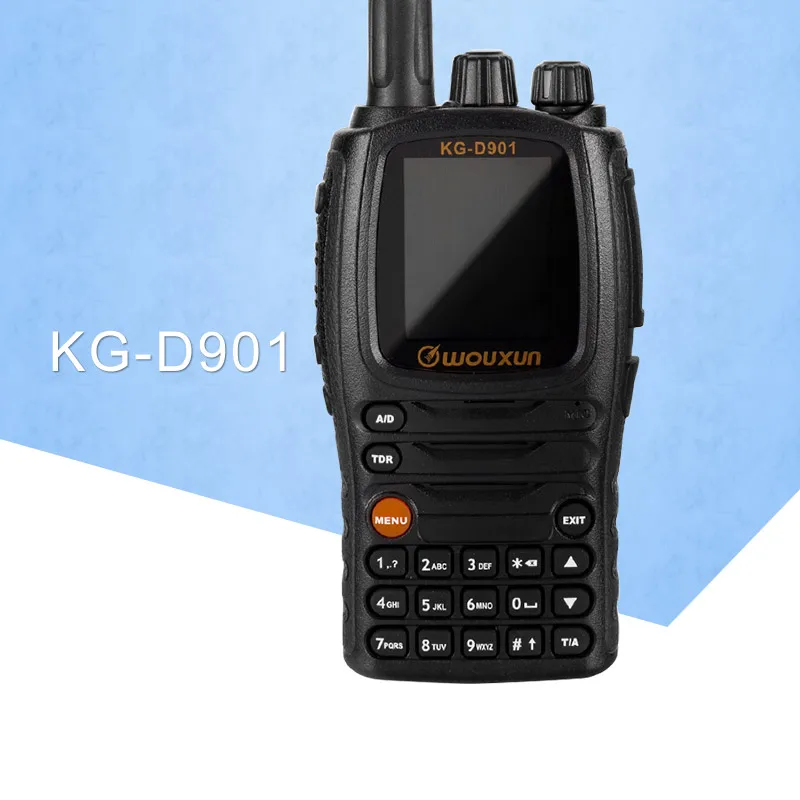 

Walkie Talkie Wouxun KG-D901 UHF 400-470MHz DMR Digital Two Way Radio 1000 Channels 2000mAh 4W Transceiver