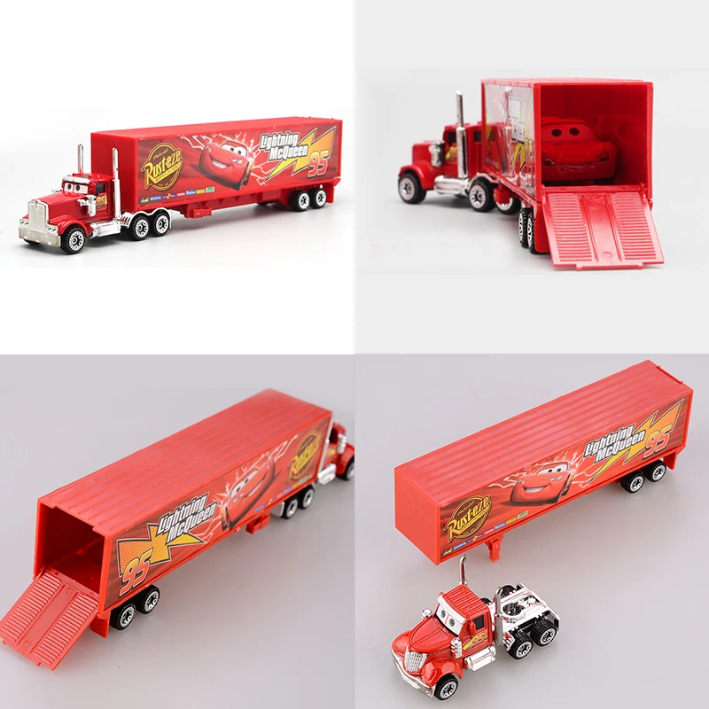 6/7pcs/Set Disney Pixar Car 3 Lightning Mcqueen Uncle Truck Jackson Storm 1:55 Diecast Metal Car Model Toys Boys Birthday Gifts