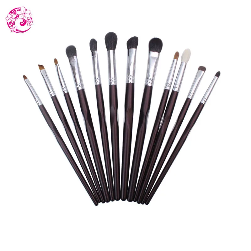 

ENERGY Brand Professional 12pcs Makeup Goat Hair Brush Set Make Up Brushes +Bag Brochas Maquillaje Pinceaux Maquillage tm2