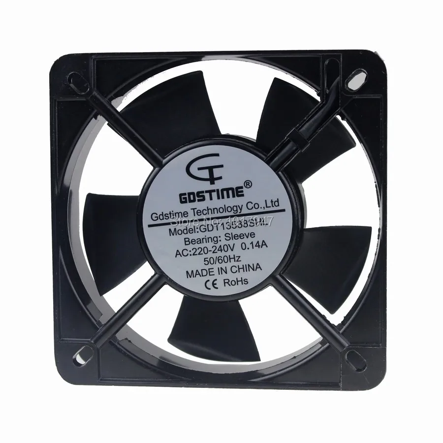 1Pieces lot Gdstime 2Wire 220V 135mm 135mmx38mm Industrial Exhaust AC Cooling Fan