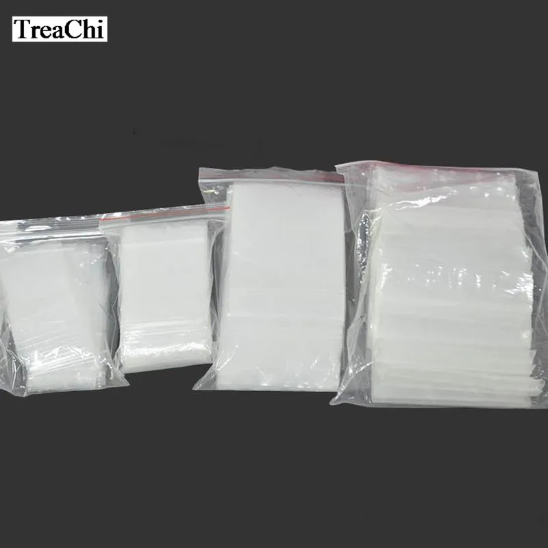 100Pcs Thick Mini Ziplock Transparent Plastic Bag Useful Store Zip Zipped Lock Poly Bag Coin Ring Jewelry Packaging Bag 0.12Mm