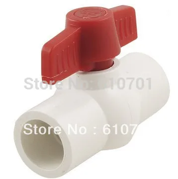 

1)Plumbing Shut Off PVC 20/25/32/40/50/63mm SlipxSlip Full Port Plastic Ball Valve Water 1/2" 3/4" 1" 1-1/4" 1-1/2" 2"BSP Female