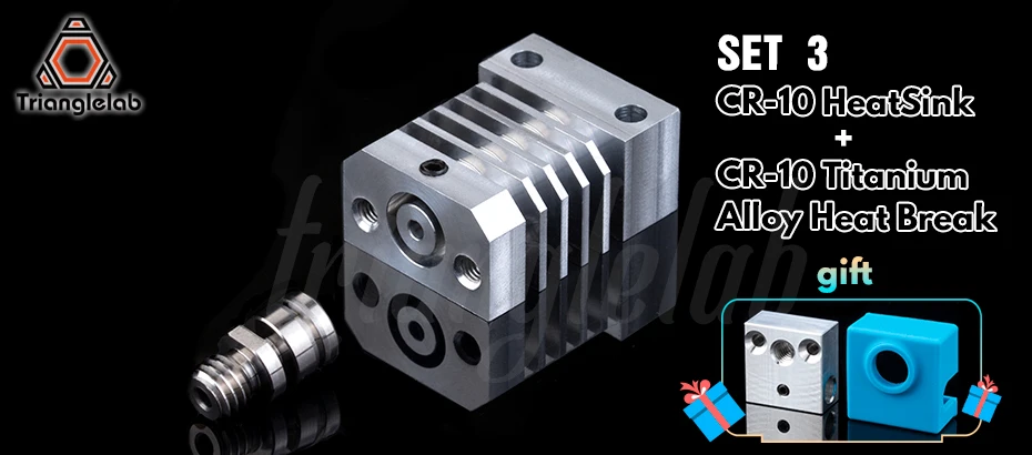Trianglelab CR10 Kühlkörper Voll-Metall Hotend Upgrade-Kit für CR-10 Ender3 Drucker Micro Swiss CR10 Hotend Titan Wärmebrücher – Detail 4