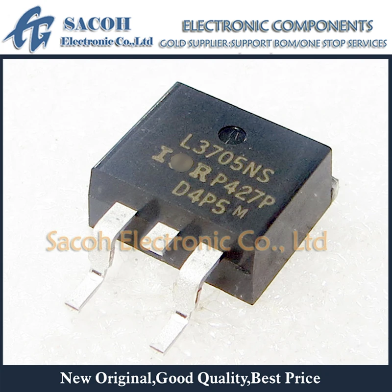 

New Original 5Pcs/Lot IRL3705NSPBF IRL3705NS L3705NS IRL3705ZS IRL3705S TO-263 75A 55V Power MOSFET