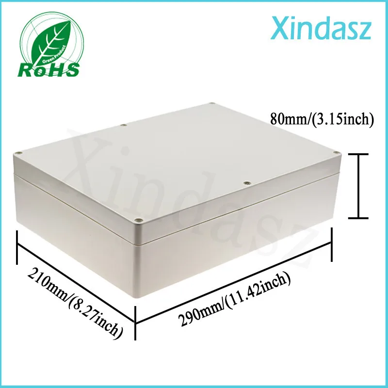 

(80pcs/lot) 290*210*80mm Plastic electrical enclosure waterproof electric boxes