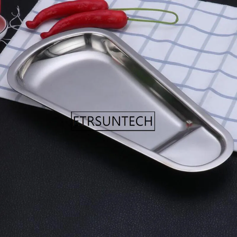 20pcs Stainless Steel Towel Tray Storage Napkin Tissue Plate Tea Tray Fruit Snack Candy Dish Dessert Tray Organizer