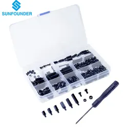 SunFounder 210Pcs Assorted M3 M2.5 Nylon Screws Nut Standoffs Spacers for Arduino Raspberry Pi DIY Aircraft FPV RC Drone PC mods