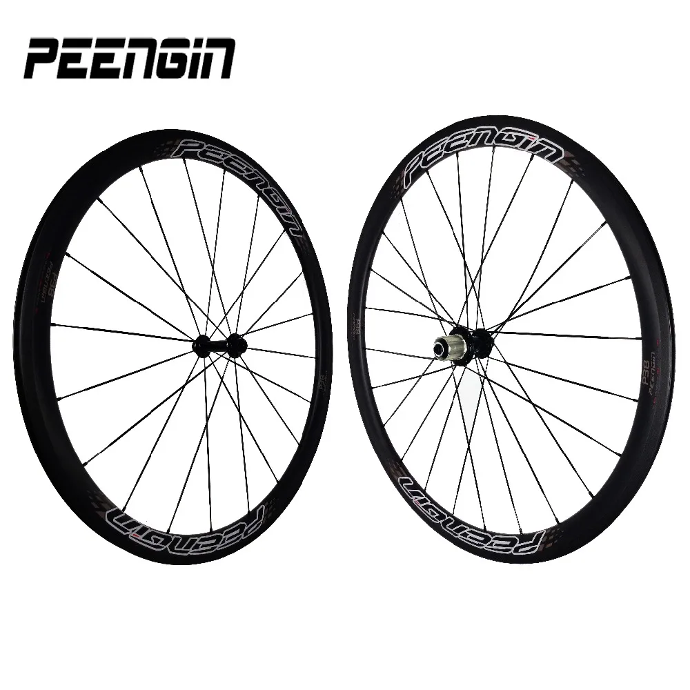 38 mm Cycle Wheelset  Clincher Hollow Wheel Aero 23mm 12KUD 3K Weave Offer Brand Bicycle Rim Sticker Carbon Fiber Bike 700C Size