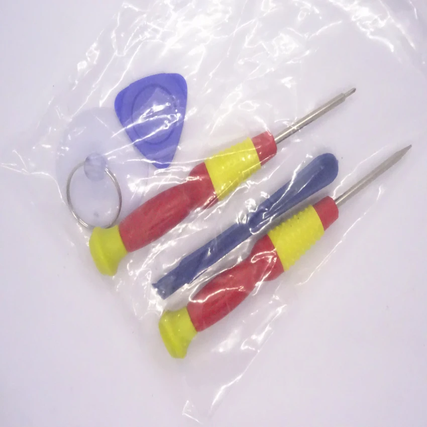 Venda quente 5 em 1 kit de ferramentas de reparo do telefone móvel spudger pry ferramenta de abertura ferramentas de reparo lcd com 1.5mm \ 0.8mm estrela chaves de fenda