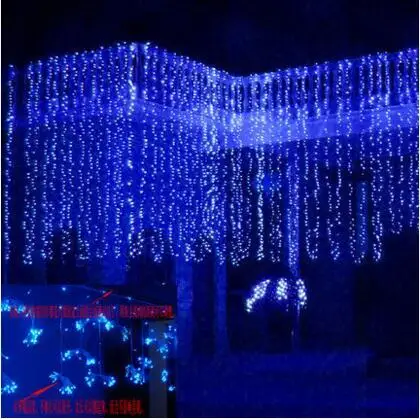 

Happy New Year! 10x4M LED Curtain String Lights Garland LED Christmas Lights Beautiful Outdoor Cristams Decoration Cortina De