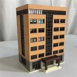 N 1/150 Scale City Building Model Scene Modern Plastic Assembly For Diorama