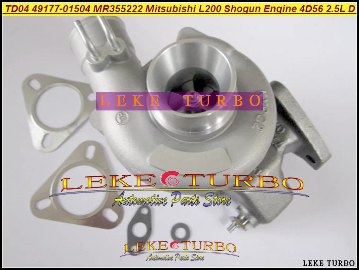 Free Ship TD04 28200-42520 49177-01503 49177-01504 49177-01505 MR355222 MR355223 Turbo For Mitsubishi L200 Pajero D4BF 4D56 2.5L