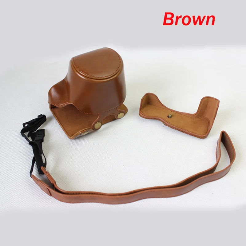 المحمولة بولي Case حافظة جلدية حقيبة كاميرا غطاء لكانون EOS M6 M6II M6 MarkII M3 واقية الحقيبة مع حزام الكتف