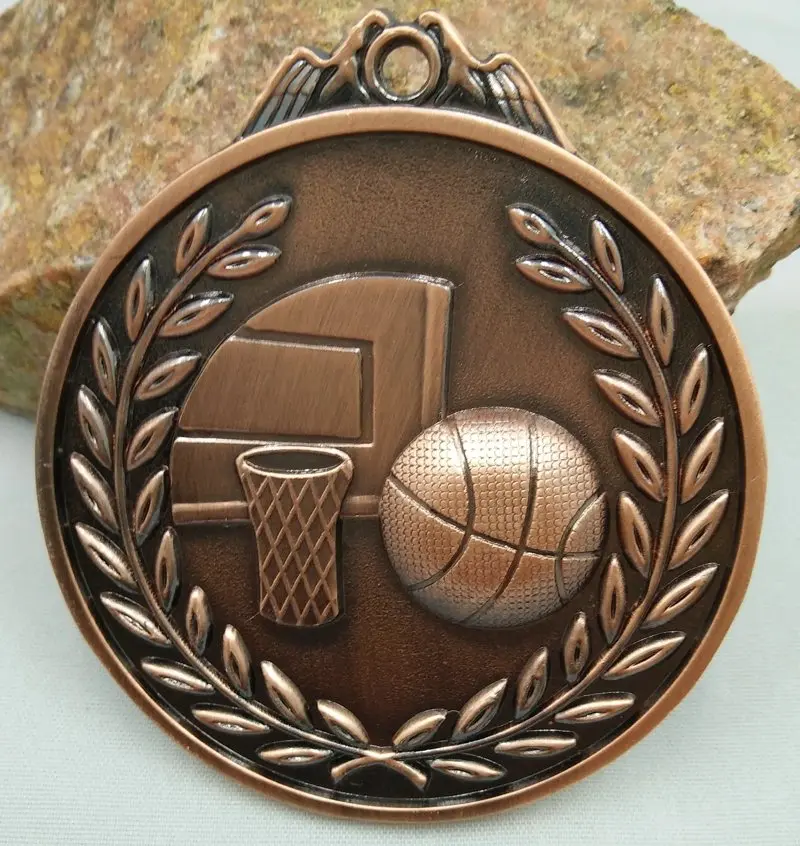 Basketball Match Games School All Kinds Of Gold Silver Bronze Metal Medals Blank Medal Award Unisex Gymnastics 2021