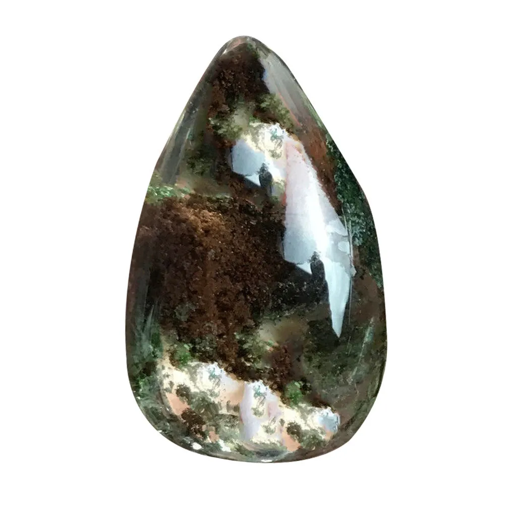 2018 Latest Natural Ghost Phantom Quartz Crystal Gem Specimen Healing Stone Pendant Dropshipping  Color Random
