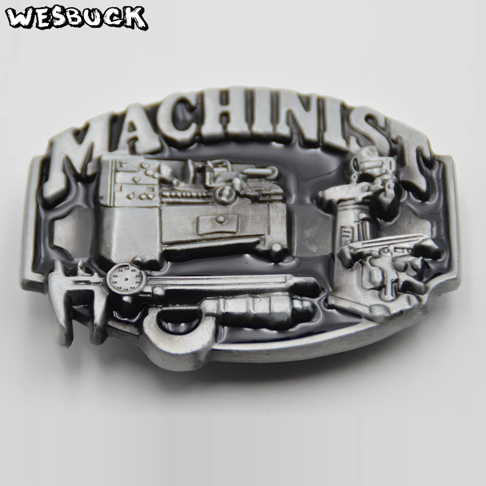 5 PCS MOQ WesBuck Brand Fashion Cool 3D Tool belt buckle for Men Women Belt Head