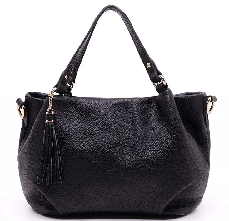 8 Colors NEW Women GENUINE LEATHER Handbag Tassels HOBO Shoulder bag Natural Cowhide crossbody bags Fashion FOR girl Z010