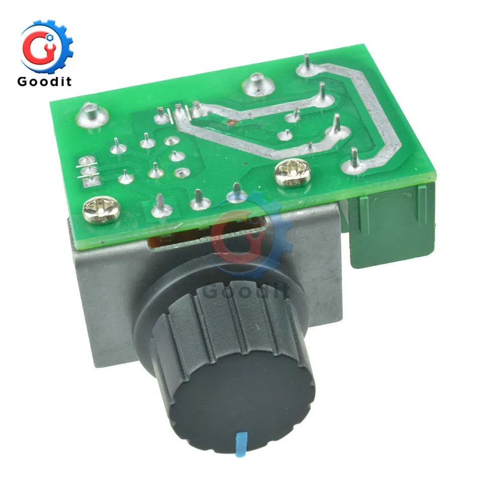 AC 220V 2000W Motor Speed Controller SCR Voltage Regulator Dimming Dimmers Thermostat Motor Controller