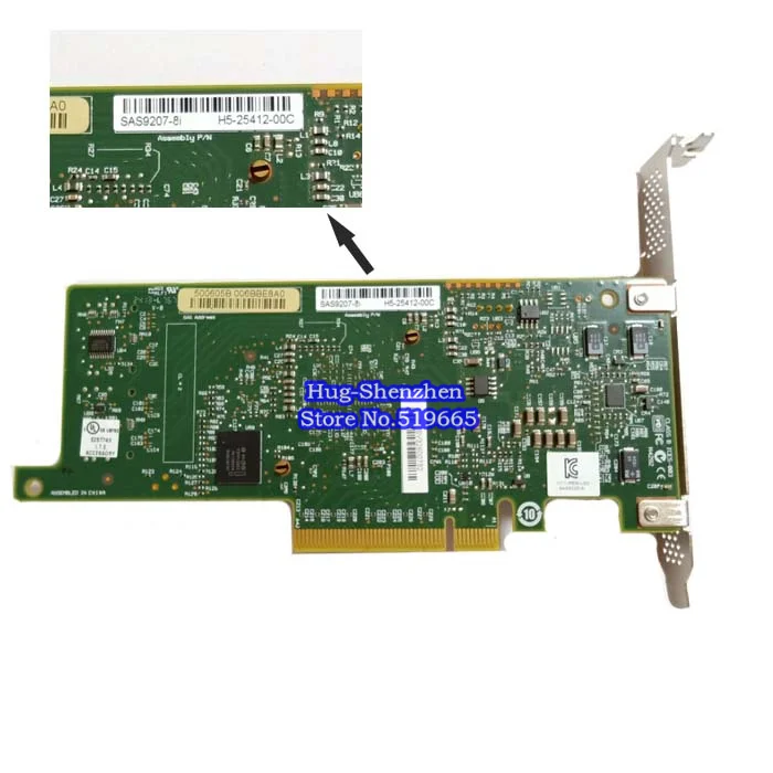 High Quality LSI SAS 9217-8i 9207-8i HBA SFF8087 Mini-SAS HD 6Gb PCI-E 3.0 X8 SAS Controller RAID Card