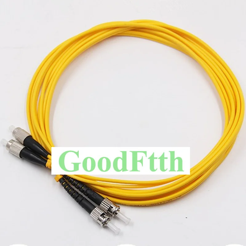 Fiber Patch Cord Jumper FC/UPC-ST/UPC FC-ST UPC SM Duplex GoodFtth 1m 2m 3m 4m 5m 6m 7m 8m 10m 15m