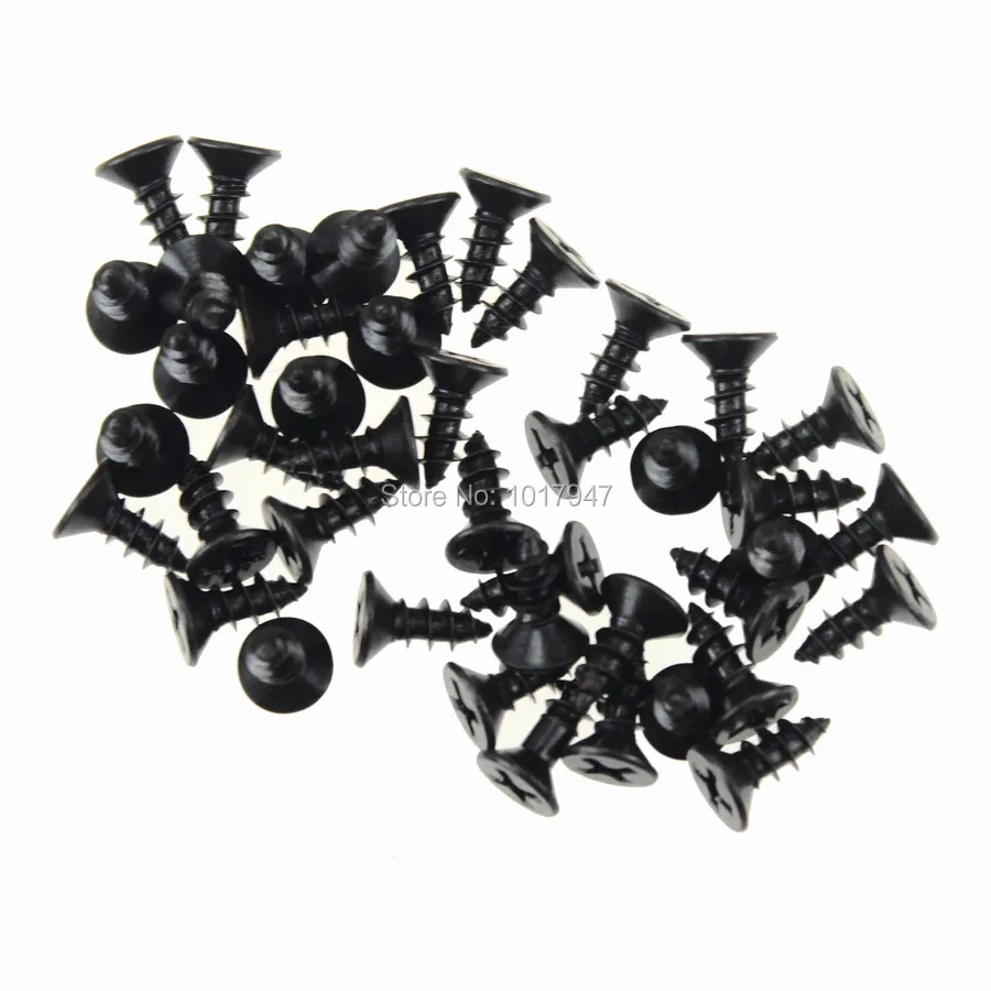 5000 pieces lot New Black PC Computer Case Fan Cross Screw for Fastener