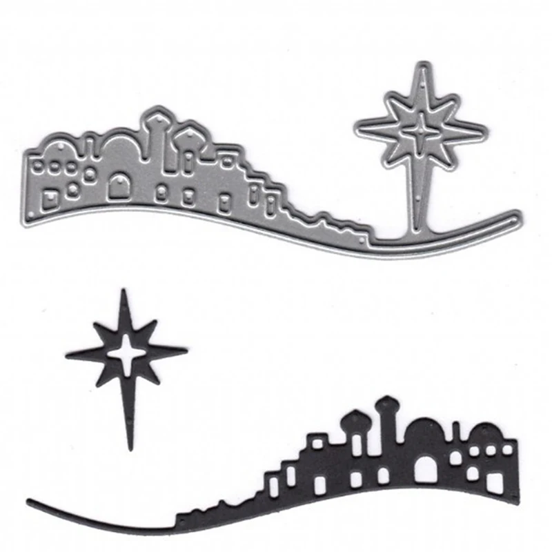 

Bethlehem Holy Light Metal Cutting Dies Stencil For DIY Scrapbooking Decorative Embossing Suit Paper Cards Die Cutting Template