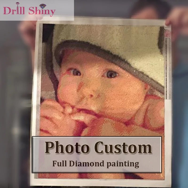 Drill Shiny New Year 3D Diy Diamond Painting Personal Photo Custom Full Square Private Picture Embroidery Animal Cross Stitch