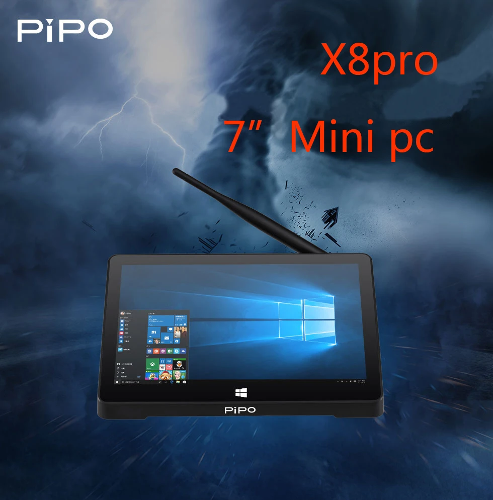 PIPO X8 Pro X8R Mini PC 7 inch 1280*800 Win10 / Android 7.1 / Linux Intel N4020/N3350/RK3288 2G/4G RAM 32G/64G ROM BT Tablet PC