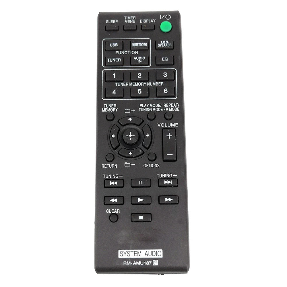 Nowy zamienny RM-AMU187 do SONY osobisty SYSTEM AUDIO pilot GTK-N1BT Fernbedienung