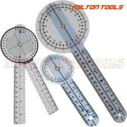 3 PIECE/ lot GONIOMETER Set Protractor medical ruler 12 inch + 8 inch + 6 inch Multi-Ruler Goniometer Angle Medical Spinal Ruler